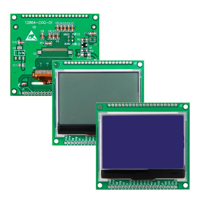 1.9寸小尺寸顯示器12864液晶點陣系列屏12864-COG-01
