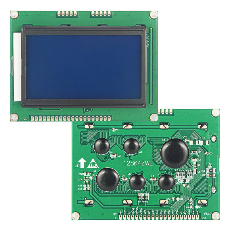 2.9寸lcd12864液晶 128*64點(diǎn)陣帶字庫(kù)12864ZWL